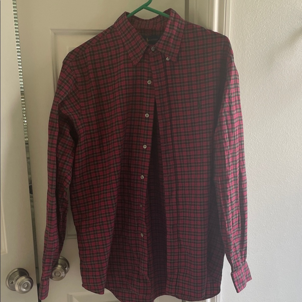 Polo Ralph Lauren Red and Black Checkered Shirt